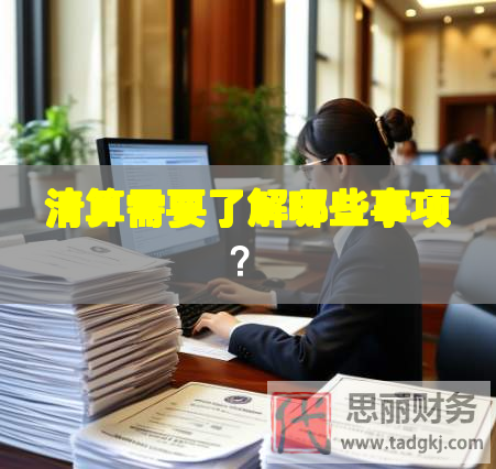 清算需要了解哪些事项？