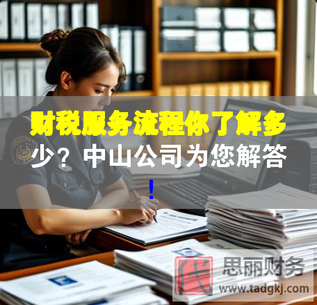 财税服务流程你了解多少？中山公司为您解答！