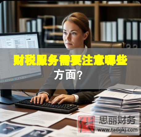 财税服务需要注意哪些方面？