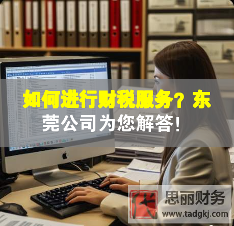 如何进行财税服务？东莞公司为您解答！