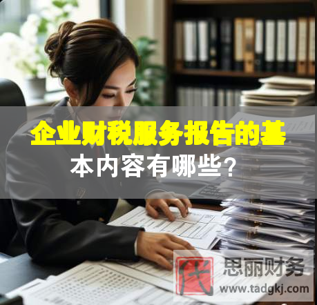 企业财税服务报告的基本内容有哪些？