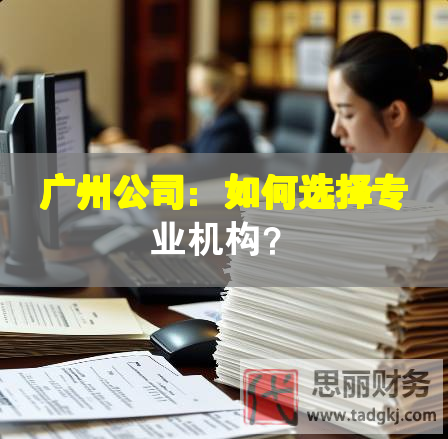广州公司：如何选择专业机构？