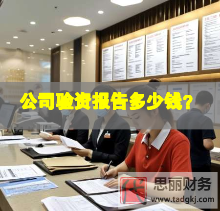 公司验资报告多少钱？