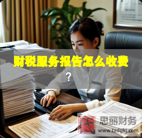 财税服务报告怎么收费？