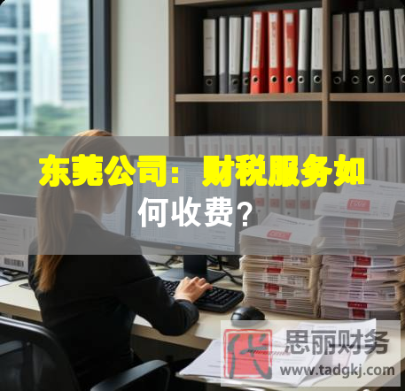 东莞公司：财税服务如何收费？