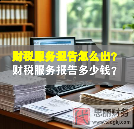 财税服务报告怎么出？财税服务报告多少钱？