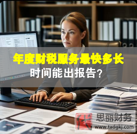 年度财税服务最快多长时间能出报告？